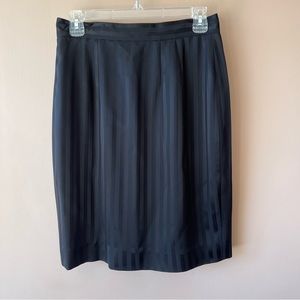 Vintage Black Striped Skirt